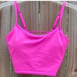 PINK Victoria's Secret Fuchsia Crop Top